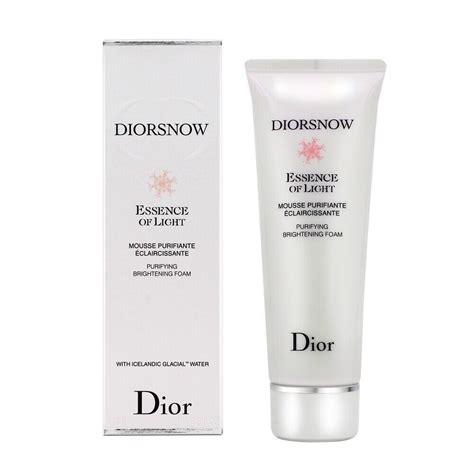 diorsnow facial cleanser.